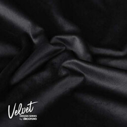 Deconovo 2 Pack Pom Pom Crushed Velvet Cushion Covers With Invisible Zipper 45 X 45 Cm Dark Black - thumbnail 5