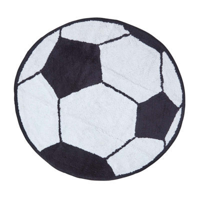 Homescapes Cotton Tufted Football Children Rug, 120 Cm - image 1