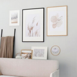 Nielsen Skava A3 Oak Wooden Picture Frame With A4 Mount, Float Glass And Push/turn Clips - thumbnail 4