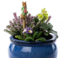 Jardinopia Beatrix Potter Mr. Tod Cane Or Stake Topper (Ccbp0009C) - L4.5 X W4.5 X H9 Cm - thumbnail 1