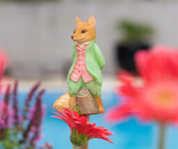 Jardinopia Beatrix Potter Mr. Tod Cane Or Stake Topper (Ccbp0009C) - L4.5 X W4.5 X H9 Cm - thumbnail 3