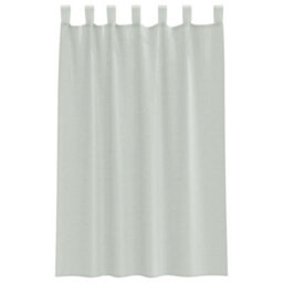 Berkfield Voile Curtains With Loops 2 Pcs Light Grey 140X175 Cm - thumbnail 4