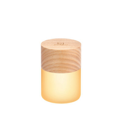 Gingko Lemelia Led Desk Light White Ash Wood Modern Table Lamp - image 1
