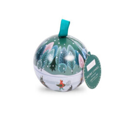 Heart and Home Christmas Tin Soy Candle - Christmas Tree Fragrance - 20 Hours Burn