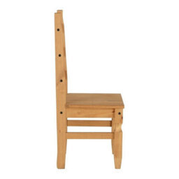 Seconique Corona Pair Of Chairs In Distressed Wax Pine Finish - thumbnail 6