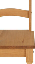 Seconique Corona Pair Of Chairs In Distressed Wax Pine Finish - thumbnail 8