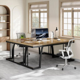 Large Metal Frame Executive Office Desk - thumbnail 6
