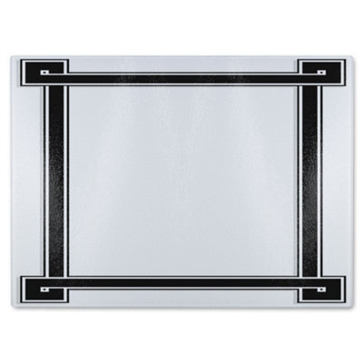 Benjamin Tate Design Greek Frame Glass Chopping Boarddesigner Style - image 1