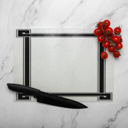 Benjamin Tate Design Greek Frame Glass Chopping Boarddesigner Style - thumbnail 3