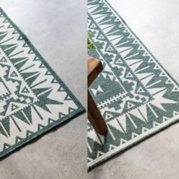 The Rugs Dynamic Reversible Indoor & Outdoor Rug Polypropylene Oriental Rug In Green - thumbnail 6