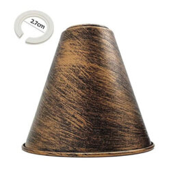 Brushed Copper Lamp Shades,18Cm Light Shade Lampshades For Ceiling Lights Easy Fit Pendant Light Shades Ceiling For Bedroom - thumbnail 1