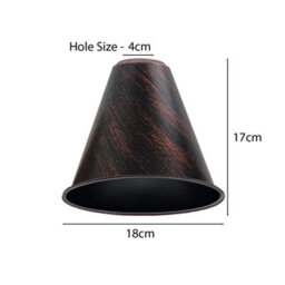 Brushed Copper Lamp Shades,18Cm Light Shade Lampshades For Ceiling Lights Easy Fit Pendant Light Shades Ceiling For Bedroom - thumbnail 6