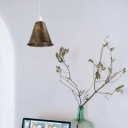Brushed Copper Lamp Shades,18Cm Light Shade Lampshades For Ceiling Lights Easy Fit Pendant Light Shades Ceiling For Bedroom - thumbnail 7