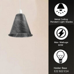 Brushed Copper Lamp Shades,18Cm Light Shade Lampshades For Ceiling Lights Easy Fit Pendant Light Shades Ceiling For Bedroom - thumbnail 2