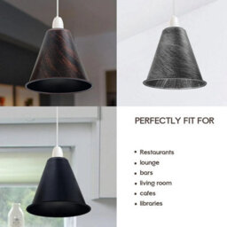 Brushed Copper Lamp Shades,18Cm Light Shade Lampshades For Ceiling Lights Easy Fit Pendant Light Shades Ceiling For Bedroom - thumbnail 3