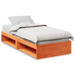 Berkfield Stylish Day Bed Without Mattress Wax Brown 90X200 Cm Solid Wood Pine