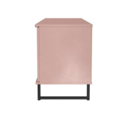 Beijing 2 Door 1 Drawer Wide Tv Unit In Kobe Pink (Ready Assembled) - thumbnail 3