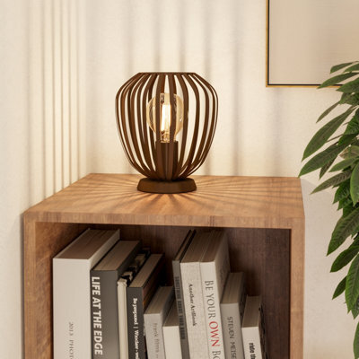 Eglo Espinal Brown Steel Contemporary Table Lamp - image 1