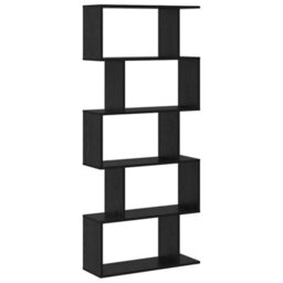 Berkfield Modern Bookcase Brown 70 X 24 X 161Cm Engineered Wood - thumbnail 7