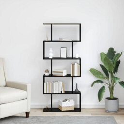 Berkfield Modern Bookcase Brown 70 X 24 X 161Cm Engineered Wood - thumbnail 4