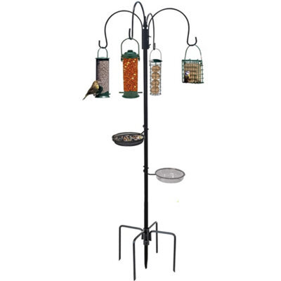 Crystals Wild Bird Feeding Station Garden Water Bath, Table, Hanging Feeder & Stabilizer - image 1