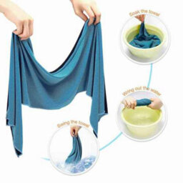 Cooling Towel Instant Cooling Neck Wrap Microfibre Sports Towel 2 Pack - thumbnail 4
