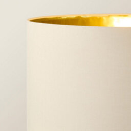 Valuelights Marissa Matte Black Stacked Ball Floor Lamp With Beige/gold Shade - Led Bulb Included - thumbnail 3