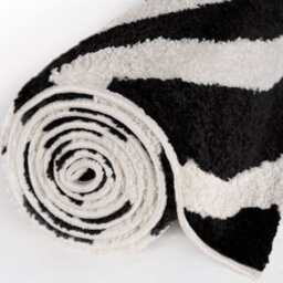The Rugs Joli Black And White Striped Rug Soft Dense Pile Easy To Clean And Pet Friendly For Living Rooms And Bedrooms - thumbnail 7