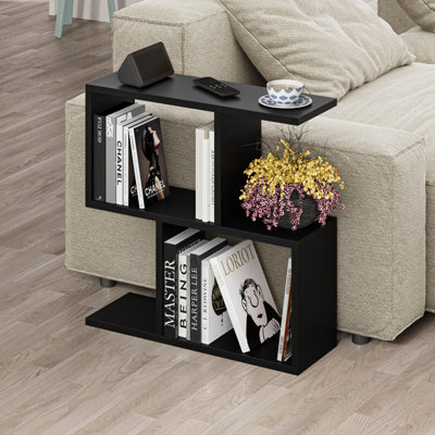 Decortie Homemania Modern Side End Coffee Table Black Multipurpose H 60Cm 5 Tier - image 1