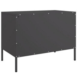 Berkfield Tv Cabinets 2 Pcs Black 68X39X50.5 Cm Steel - thumbnail 9