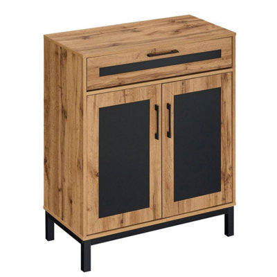 Sideboard Cabinet 2 Door Buffet Cabinet W/ Drawer - image 1