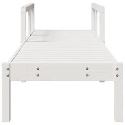 Walplus Sun Lounger White 199.5X62X55 Cm Solid Wood Pine - thumbnail 4