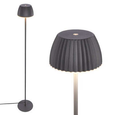 Briloner Led Floor Lamp Free Standing Warm Light Reading Usb-C 8W Dimmer 1240mm Black - image 1