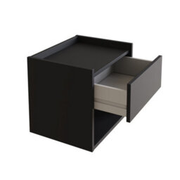 Gfw Harmony Wall Mounted Pair Of Bedside Tables Anthracite - thumbnail 2