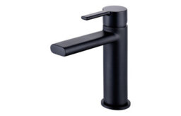Modern Gloss Light Grey Bathroom Furniture Suite With Black Fittings - thumbnail 4