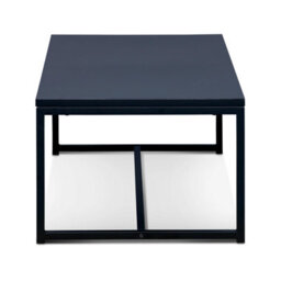 Sweeek - Metal Coffee Table With Metal Legs Industrielle Black 100X50X36 Cm - thumbnail 9