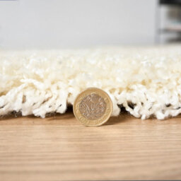 "Bravich Cream Thick Shaggy Rug - California - 160X230Cm (5'4""x7'8"")" - thumbnail 6