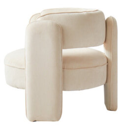 Nordlys Beige Corduroy Chair Modern Design Style Living Room - thumbnail 9
