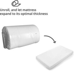 istyle mode Cot Bed Foam Mattress Breathable & Waterproof Removable Washable Cover, Anti Allergy (160 X 80 X 13Cm) - thumbnail 6