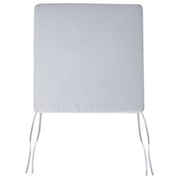 Beliani Set Of 8 Garden Chair Cushions Sassari Premium 46 X 46 Cm Light Grey - thumbnail 4