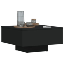 Berkfield Durable Coffee Table Black 60X60X31.5 Cm Engineered Wood - thumbnail 4