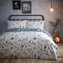 Furn. Spellbound 100% Brushed Cotton Duvet Set, Single, Grey - thumbnail 5