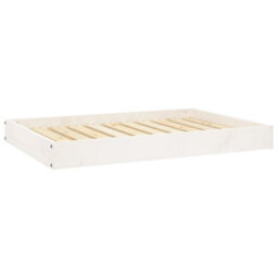 Vidaxl Dog Bed White 91,5X64X9 Cm Solid Wood Pine - thumbnail 2