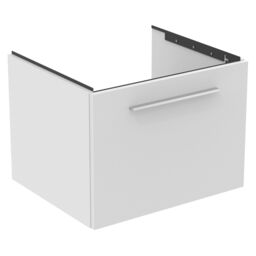 Ideal Standard I.life B Matt White Wood Effect Wall-Mounted Bathroom Vanity Unit (H) 440mm (W) 600mm - thumbnail 3