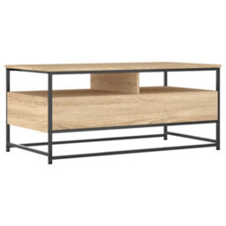 Berkfield Durable Coffee Table Sonoma Oak 100X51X45 Cm Engineered Wood - thumbnail 8
