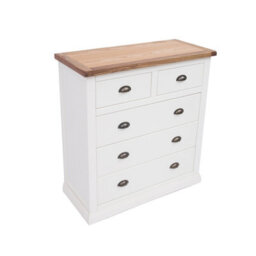 Cabinet Bits Cosenza 5 Drawer Chest Of Drawers Brass Cup Handle - thumbnail 3