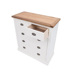 Cabinet Bits Cosenza 5 Drawer Chest Of Drawers Brass Cup Handle - thumbnail 4