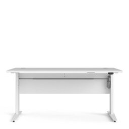Wyld Haus Dris White 150Cm Office Desk By - Minimalist Danish Wooden Desk - thumbnail 8