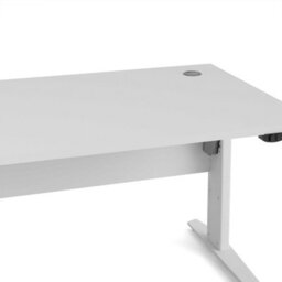 Wyld Haus Dris White 150Cm Office Desk By - Minimalist Danish Wooden Desk - thumbnail 9