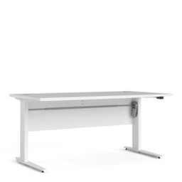 Wyld Haus Dris White 150Cm Office Desk By - Minimalist Danish Wooden Desk - thumbnail 7